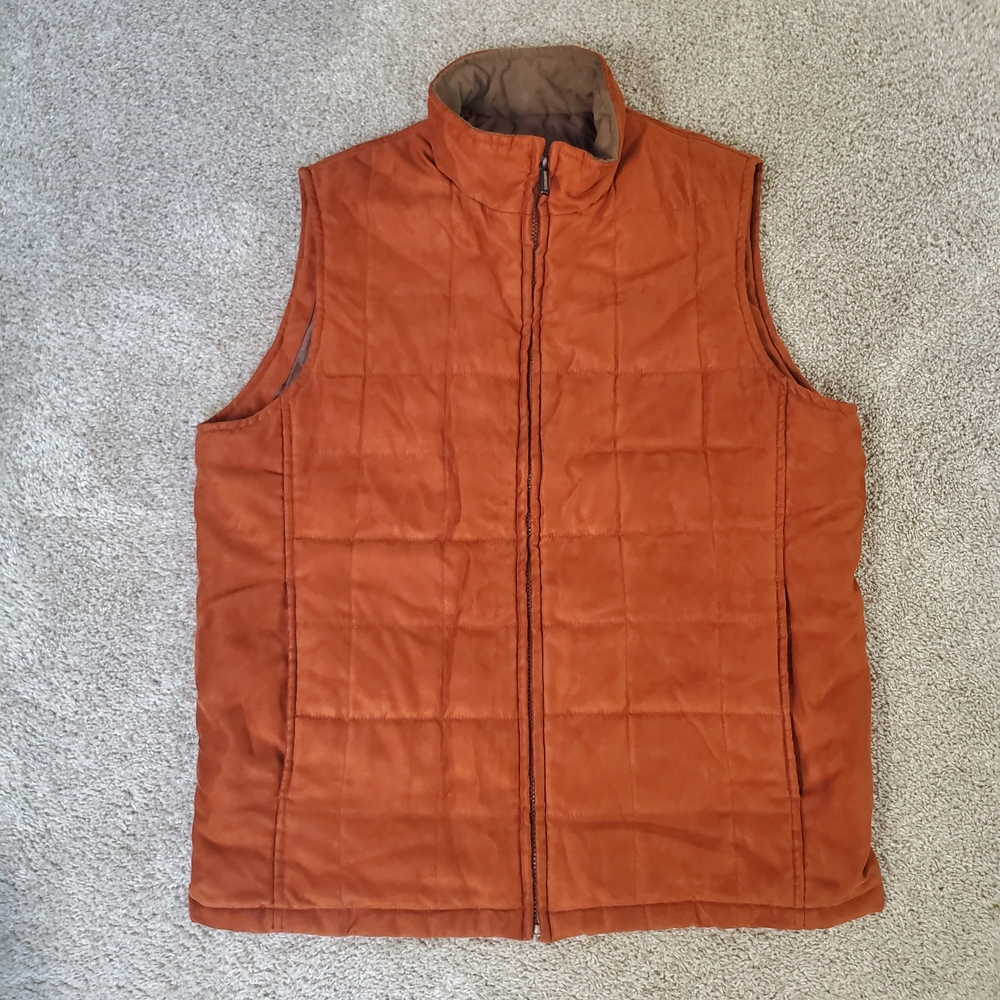RAINFOREST Men's Rust Quilted Vest